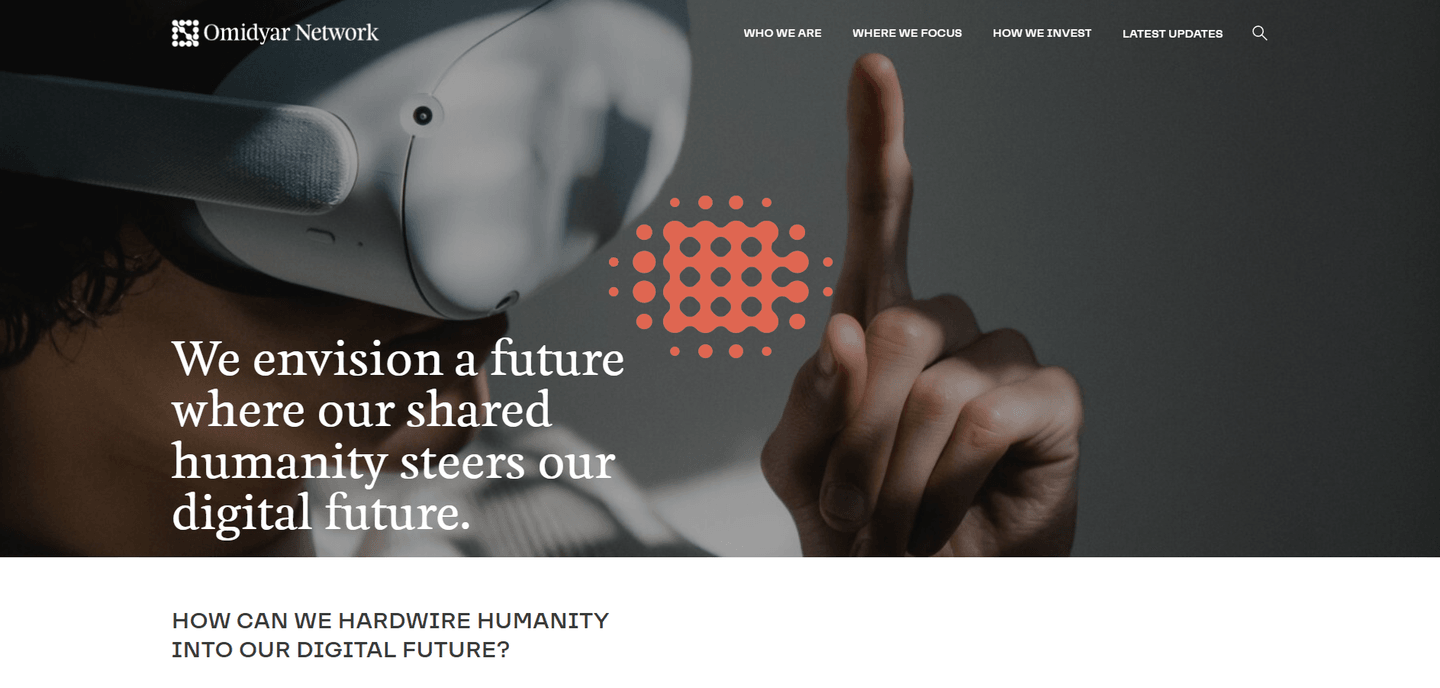 Image of Omidyar Network - Top VCs in Redwood City, California, United States