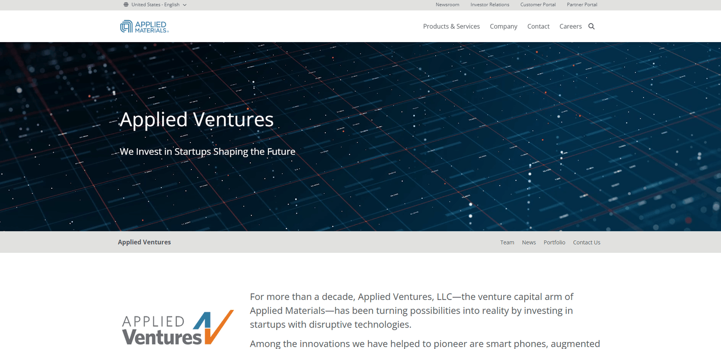 Image of Applied Ventures - Top VCs in Manufacturing