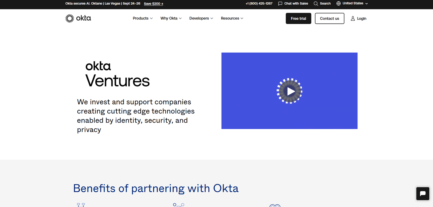 Image of Okta Ventures- Top VCs in Security