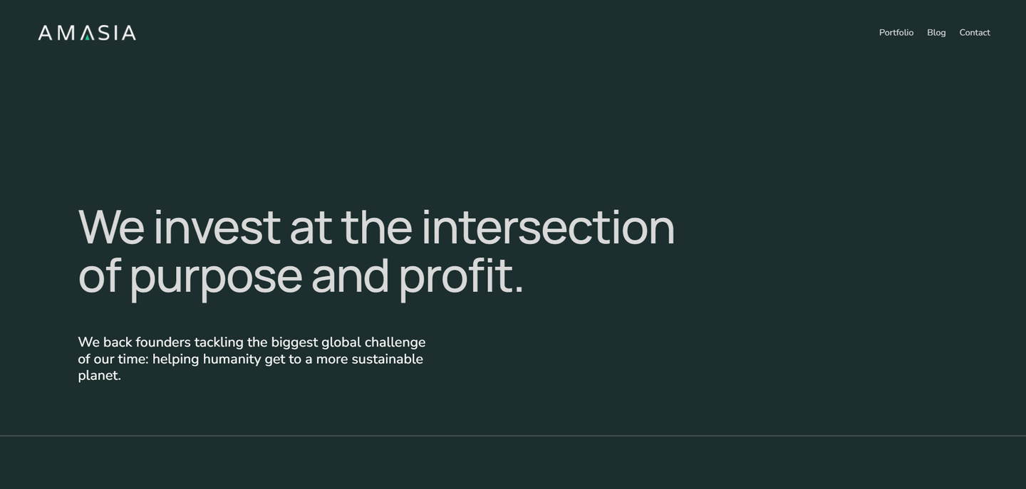 Image of Amasia - Top VCs in Sustainability