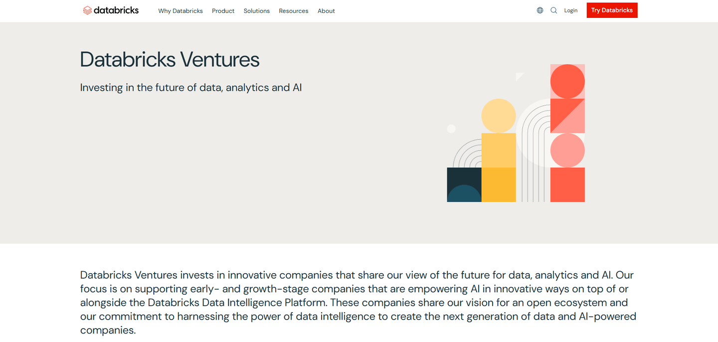 Image of Databricks Ventures- Top VCs in Analytics