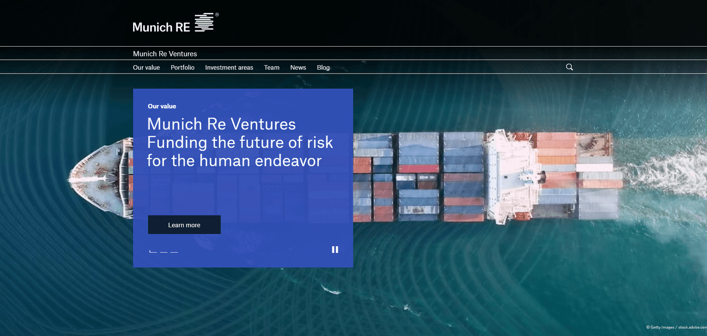 Image of Munich Re Ventures- Top VCs in InsurTech