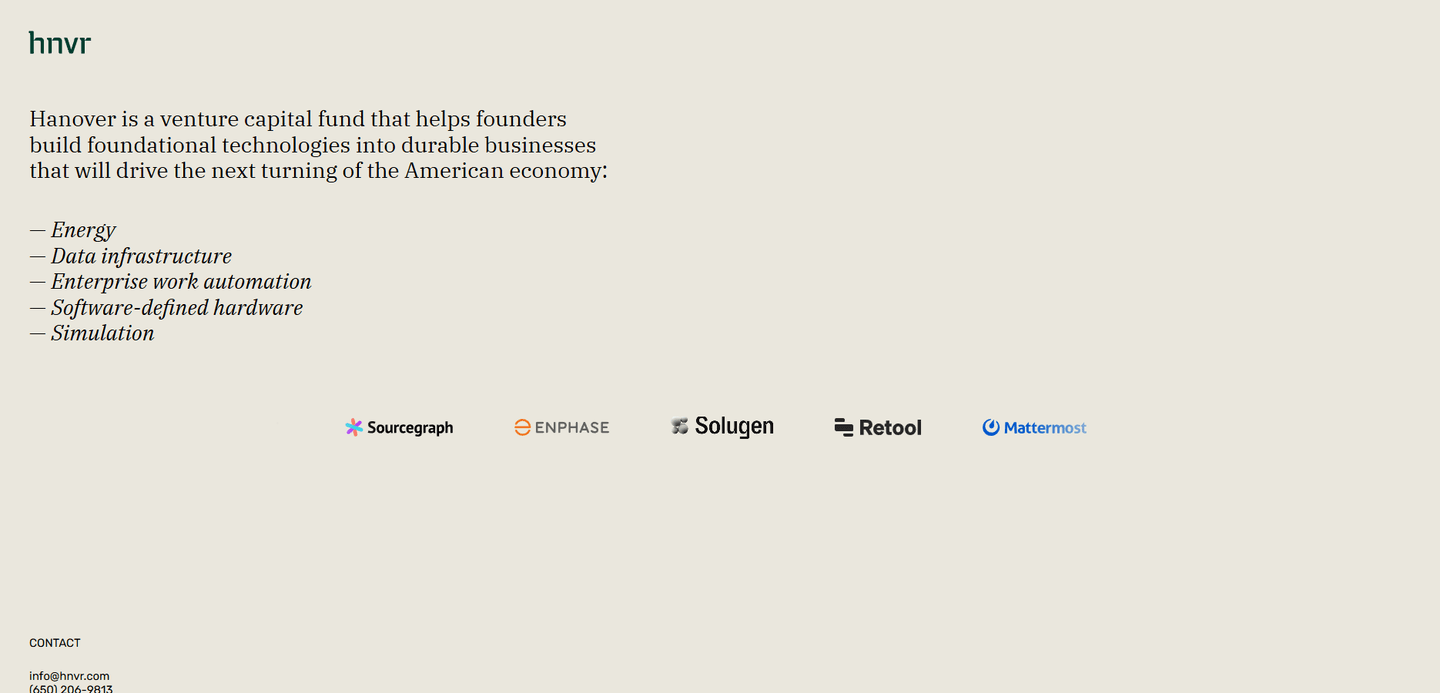 Image of Hanover Technology Investment Management - Top VCs in Portola Valley, California, United States
