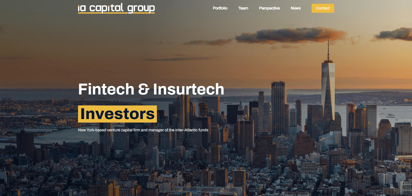 Image of IA Capital Group - Top VCs in InsurTech