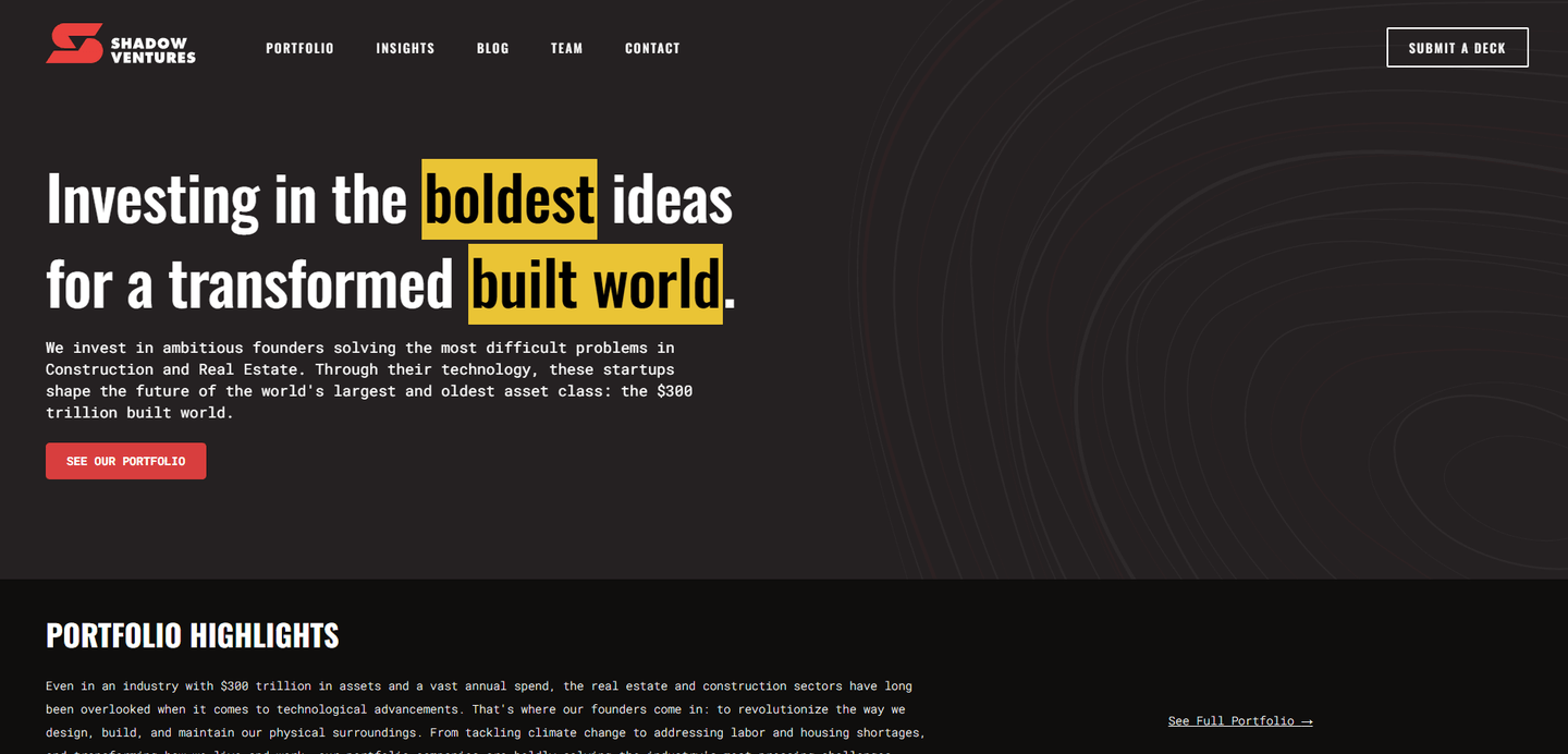 Image of Shadow Ventures - Top VCs in Commercial Real Estate