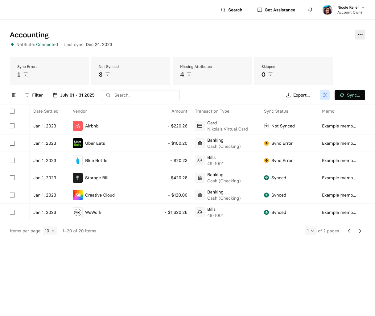 Help Center Dashboard