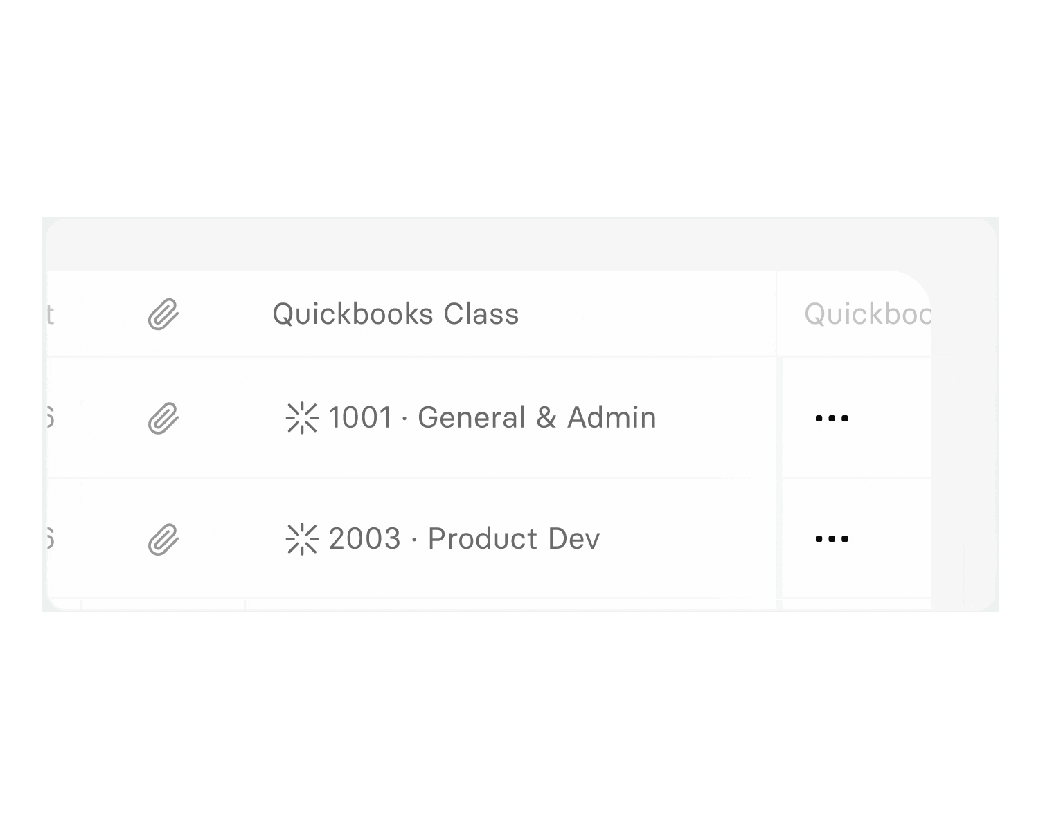 a mouse moves into the screen and hovers over a check mark that reveals "apply suggestion". Once clicked, an accounting mapping rules appears that automates the rule generation process to organize your books faster.