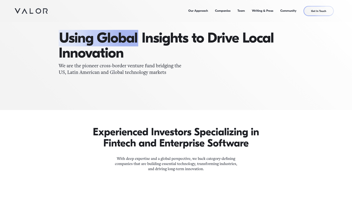 Image of Valor Capital Group- Top VCs in Series A