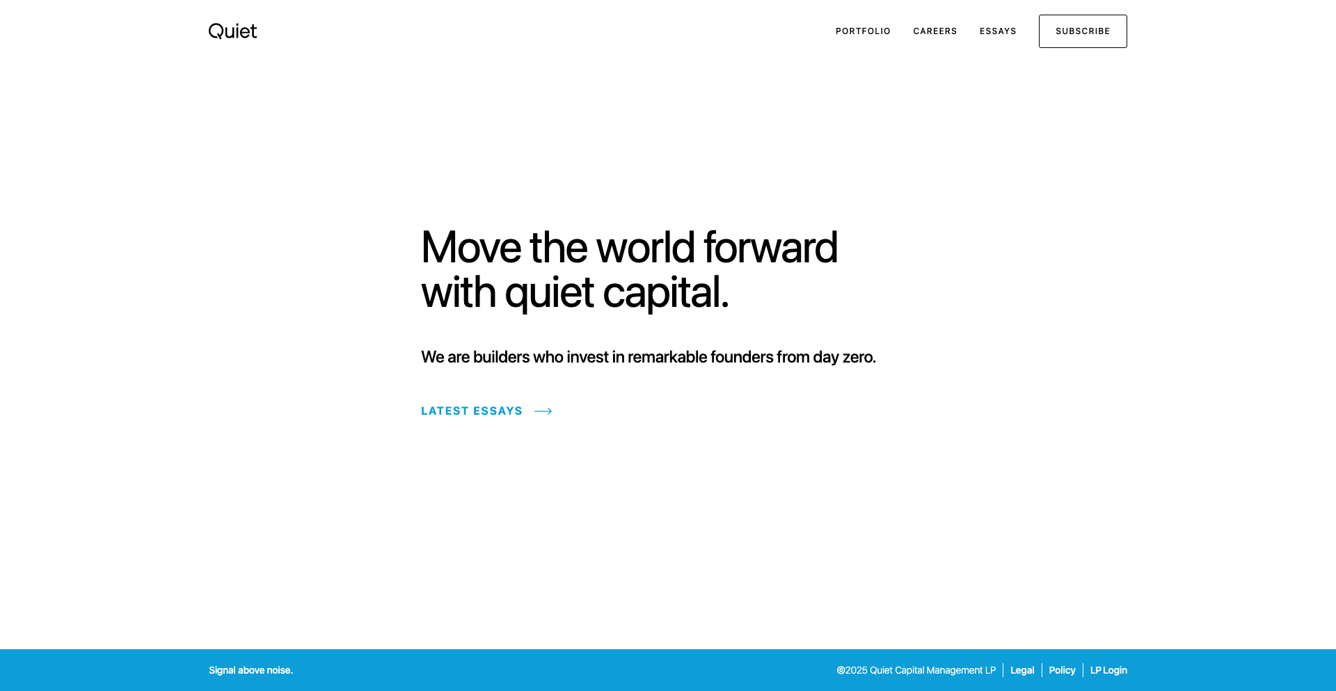 Image of Quiet Capital- Top VCs in Internet