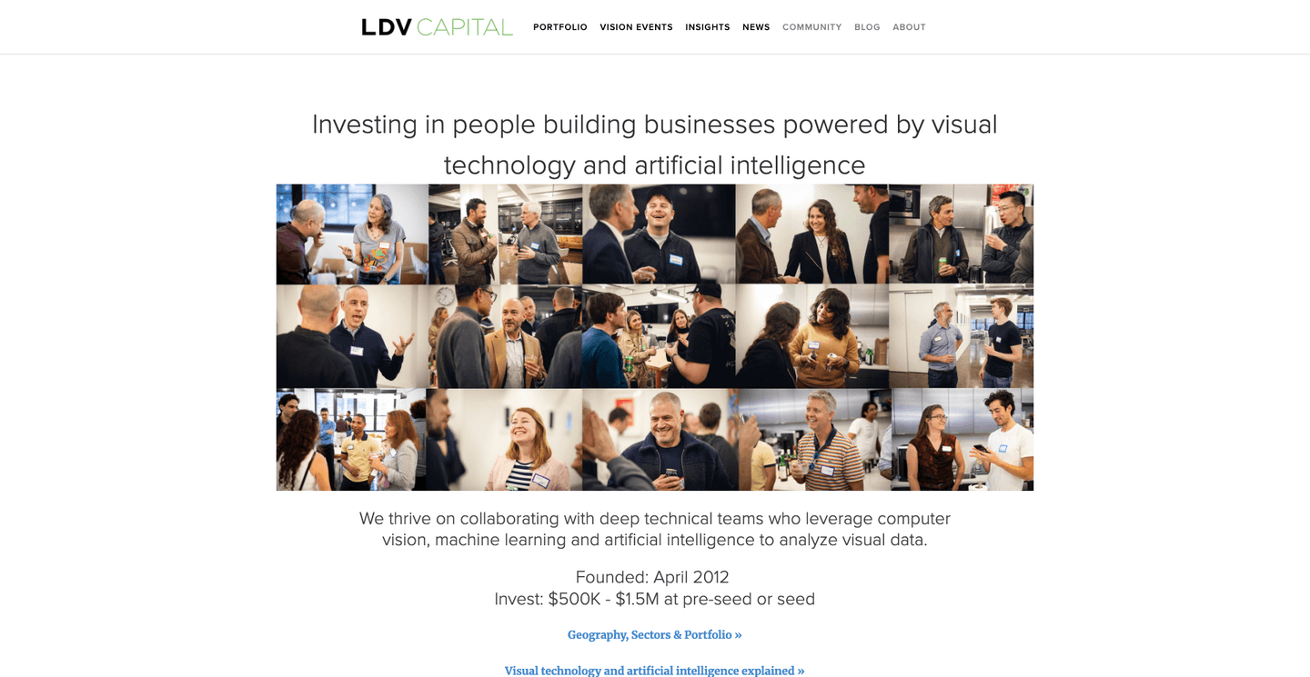 Image of LDV Capital- Top VCs in Machine Learning