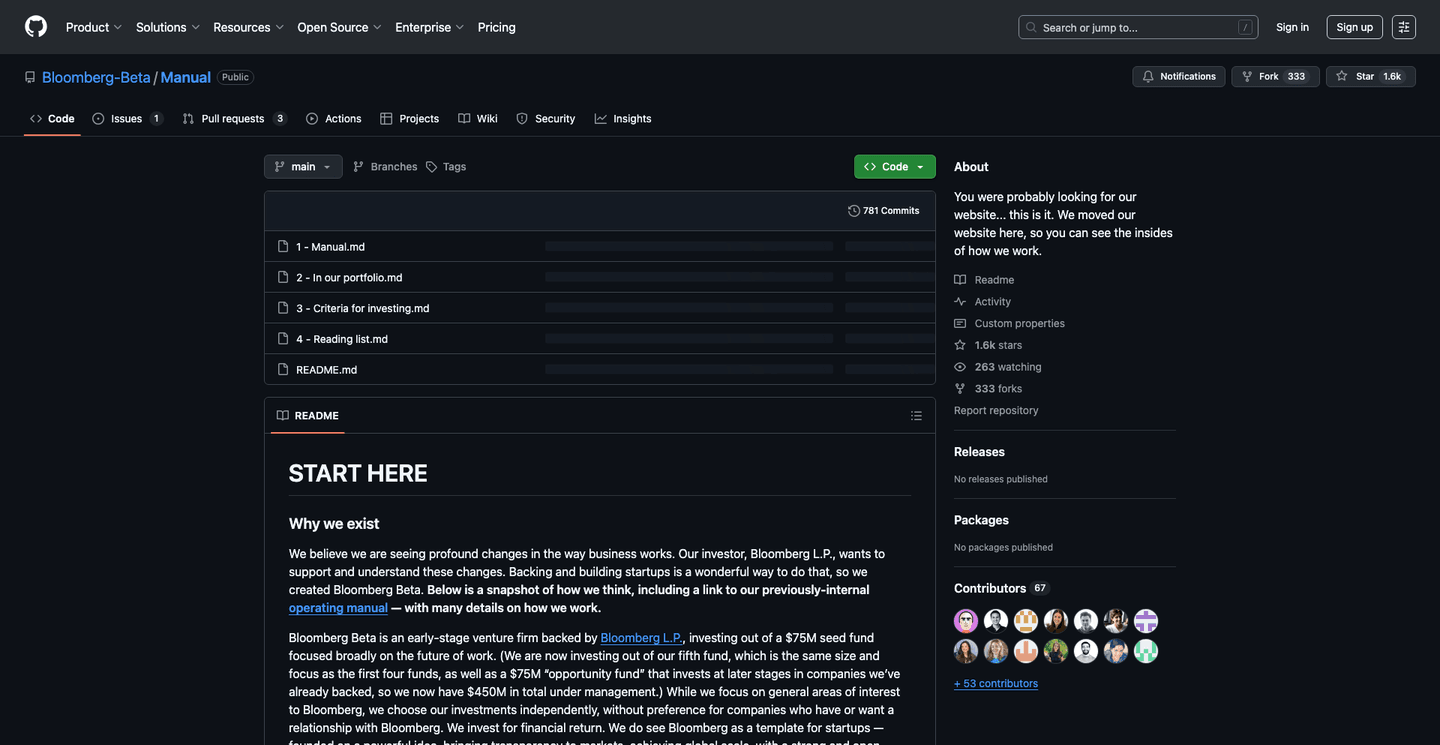Image of Bloomberg Beta - Top VCs in Machine Learning