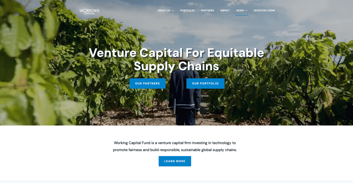 Image of Working Capital - Top VCs in Supply Chain Management