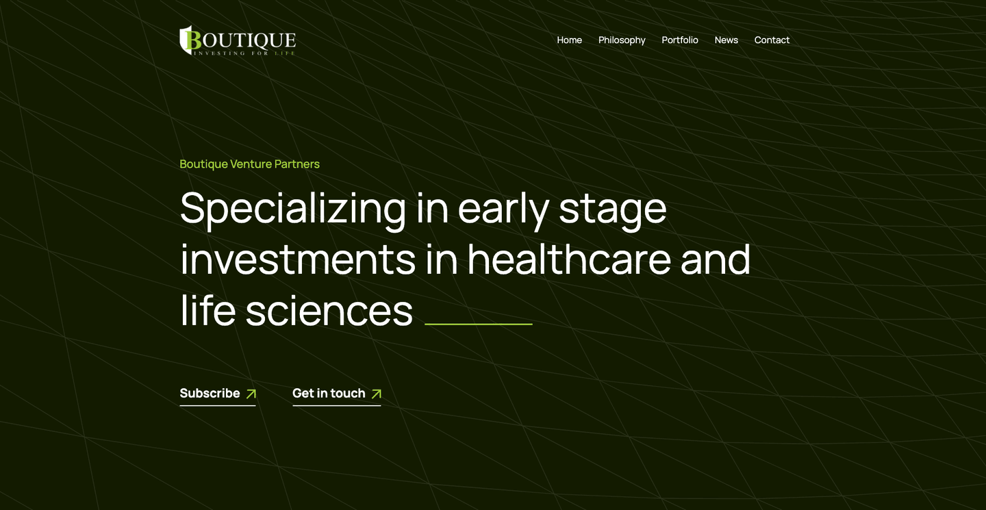 Image of Boutique Venture Partners - Top VCs in Health Diagnostics