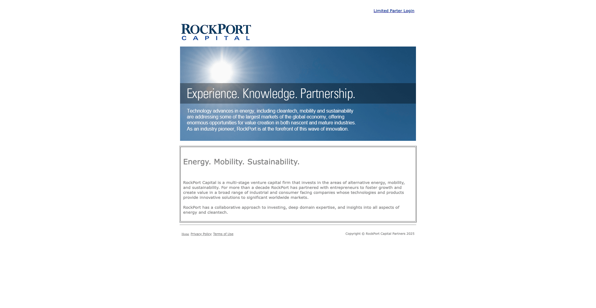 Image of RockPort Capital - Top VCs in Energy