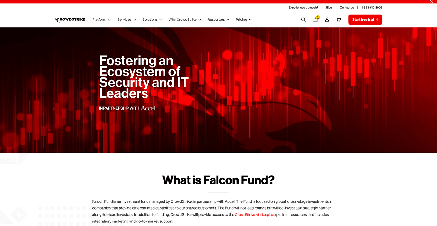 Image of CrowdStrike Falcon Fund - Top VCs in Sunnyvale, California, United States