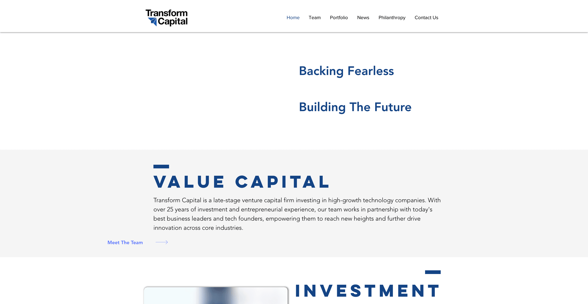 Image of Transform Capital - Top VCs in Financial Exchanges