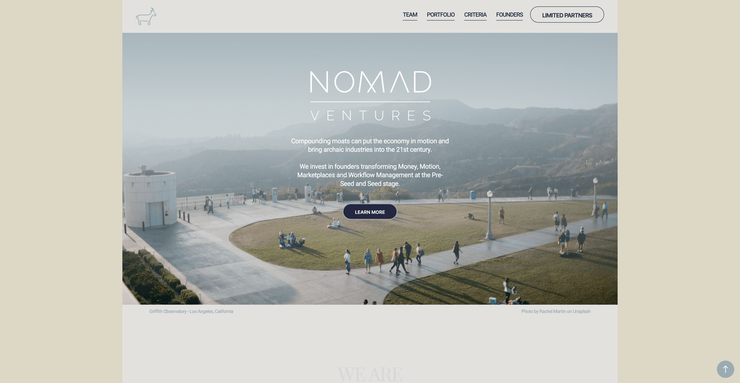 Image of Nomad Ventures - Top VCs in Los Angeles, California, United States