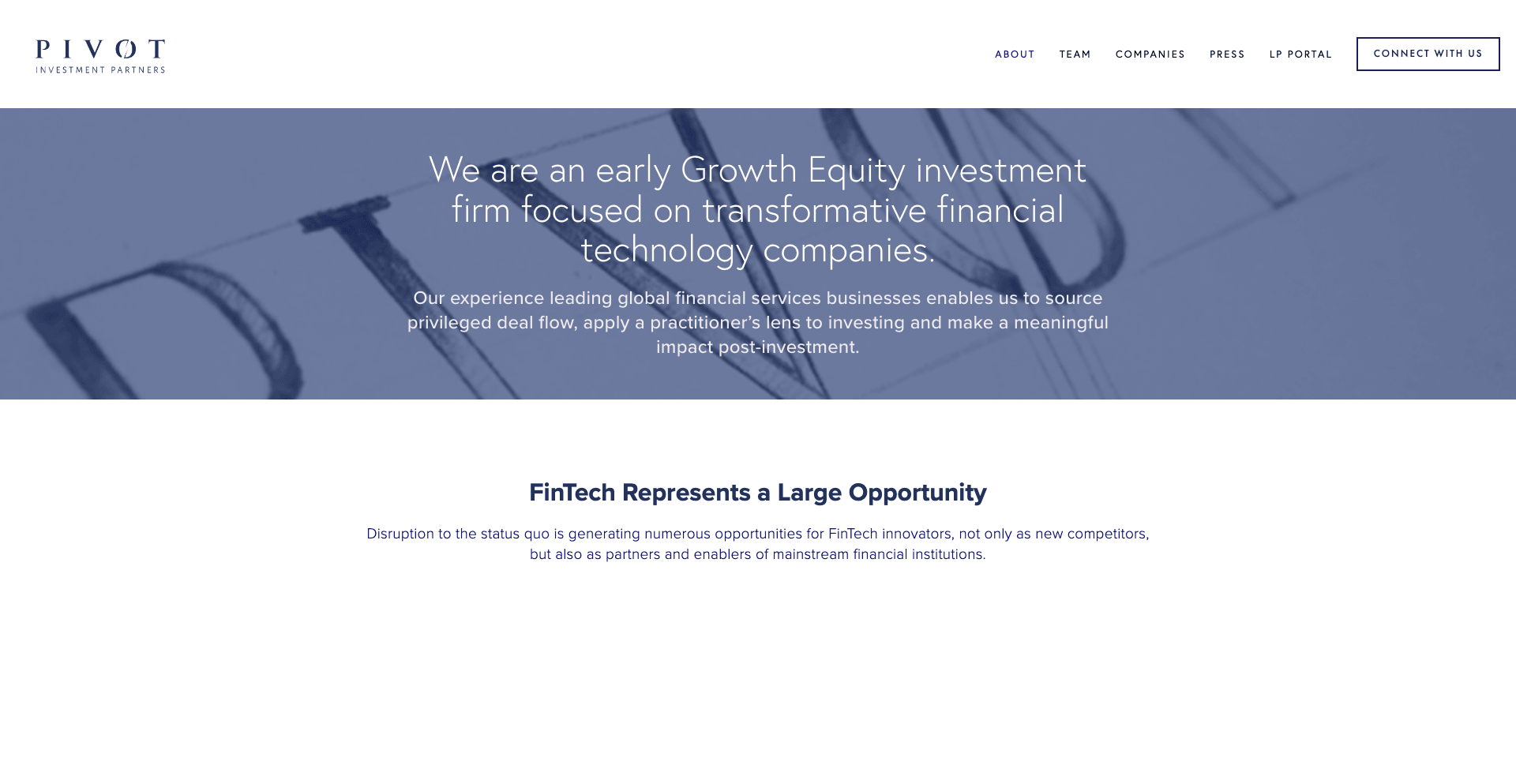 Image of Pivot Investment Partners - Top VCs in InsurTech