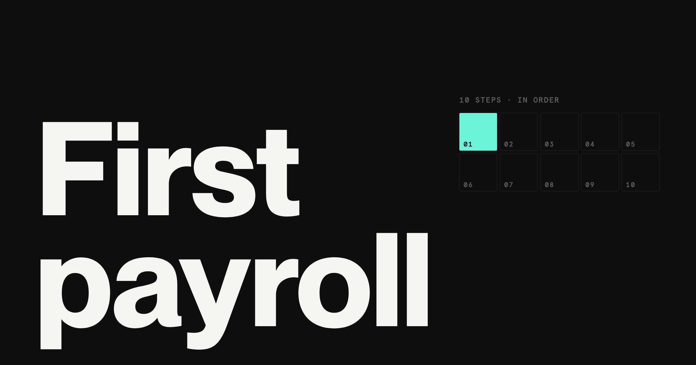 How to run payroll for the first time as a founder