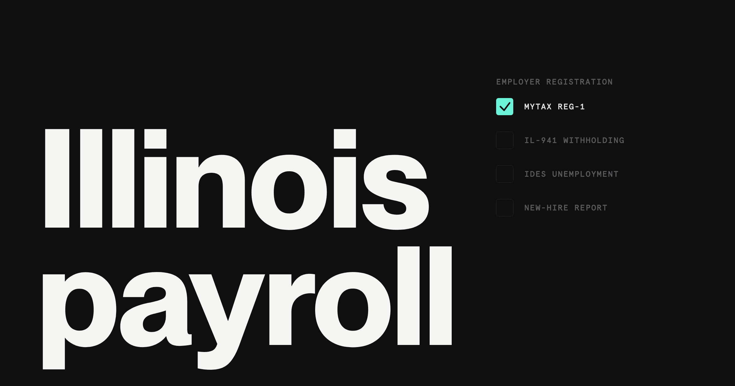 How to register for payroll taxes in Illinois