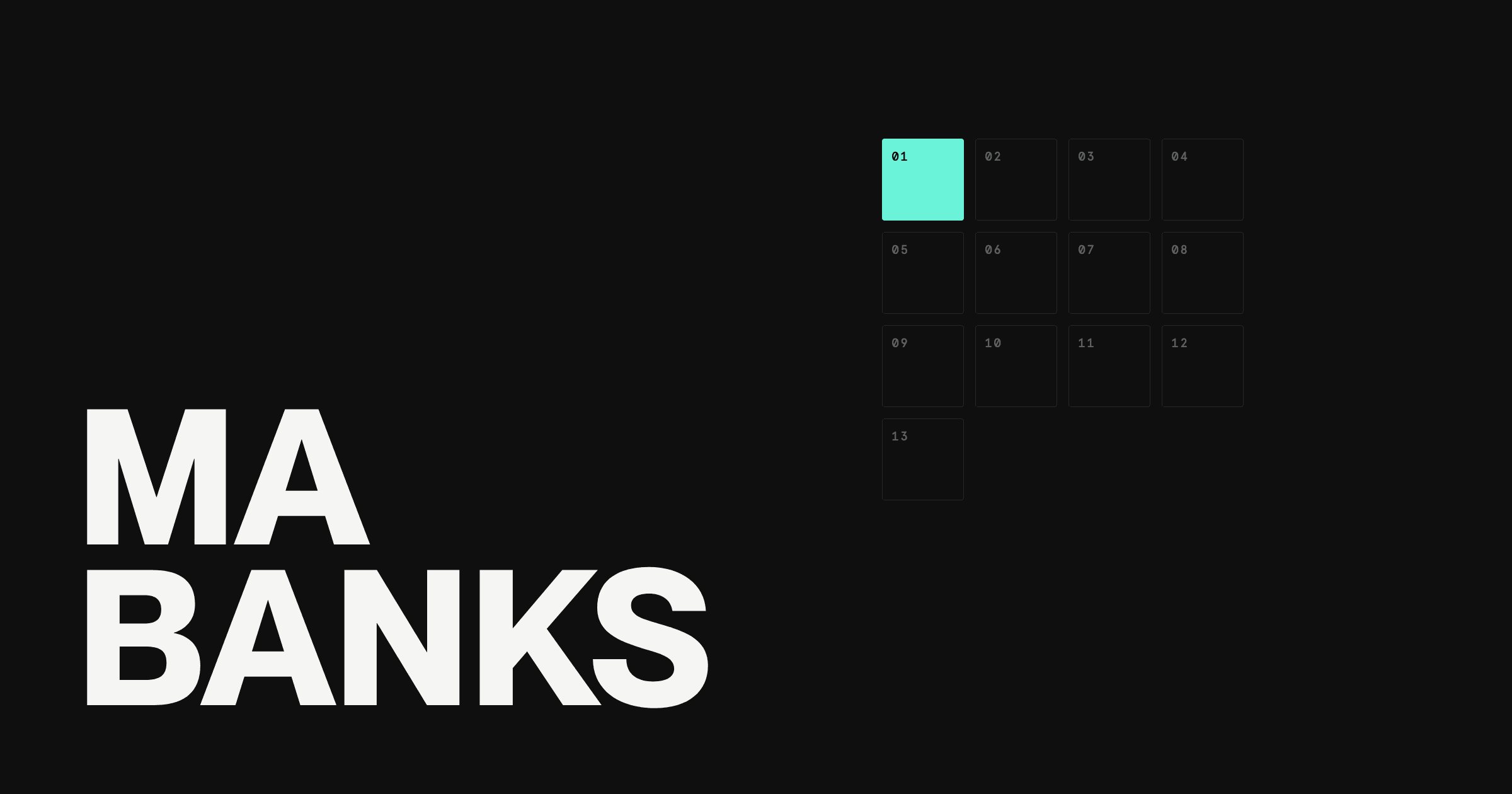Ranked grid of the best banks for small business in Massachusetts, with Rho highlighted as the top pick