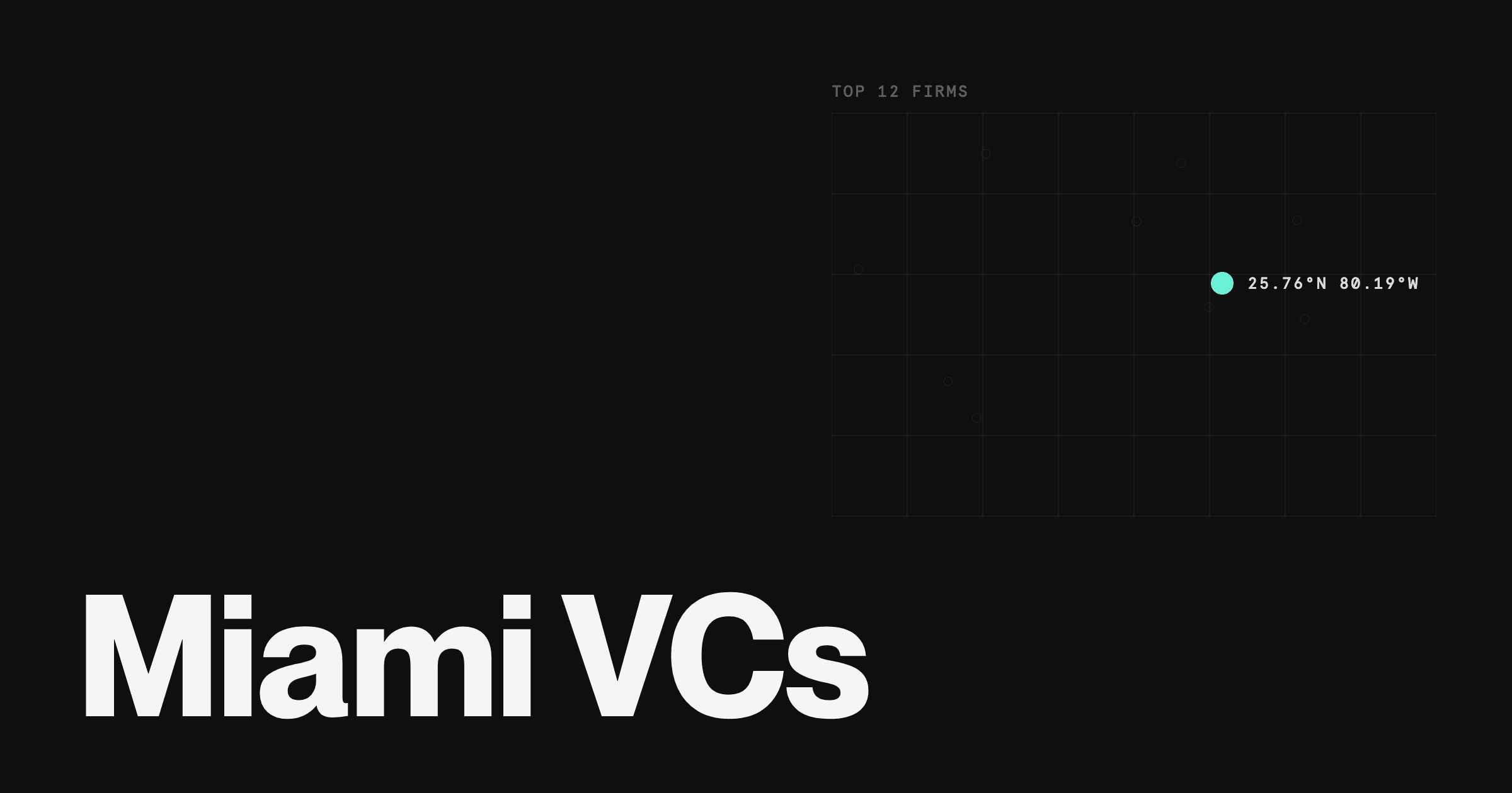 Top 12 Venture Capital Firms in Miami
