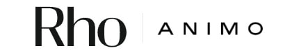 Text logo featuring "Rho" in bold and "ANIMO" in uppercase letters, separated by a vertical line.