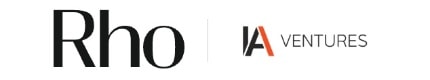 Logo displaying "Rho" and "IA Ventures" with a vertical line separating them.