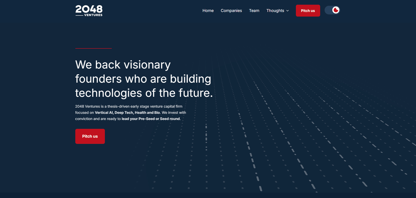 Image of 2048 Ventures - Top VCs in Machine Learning