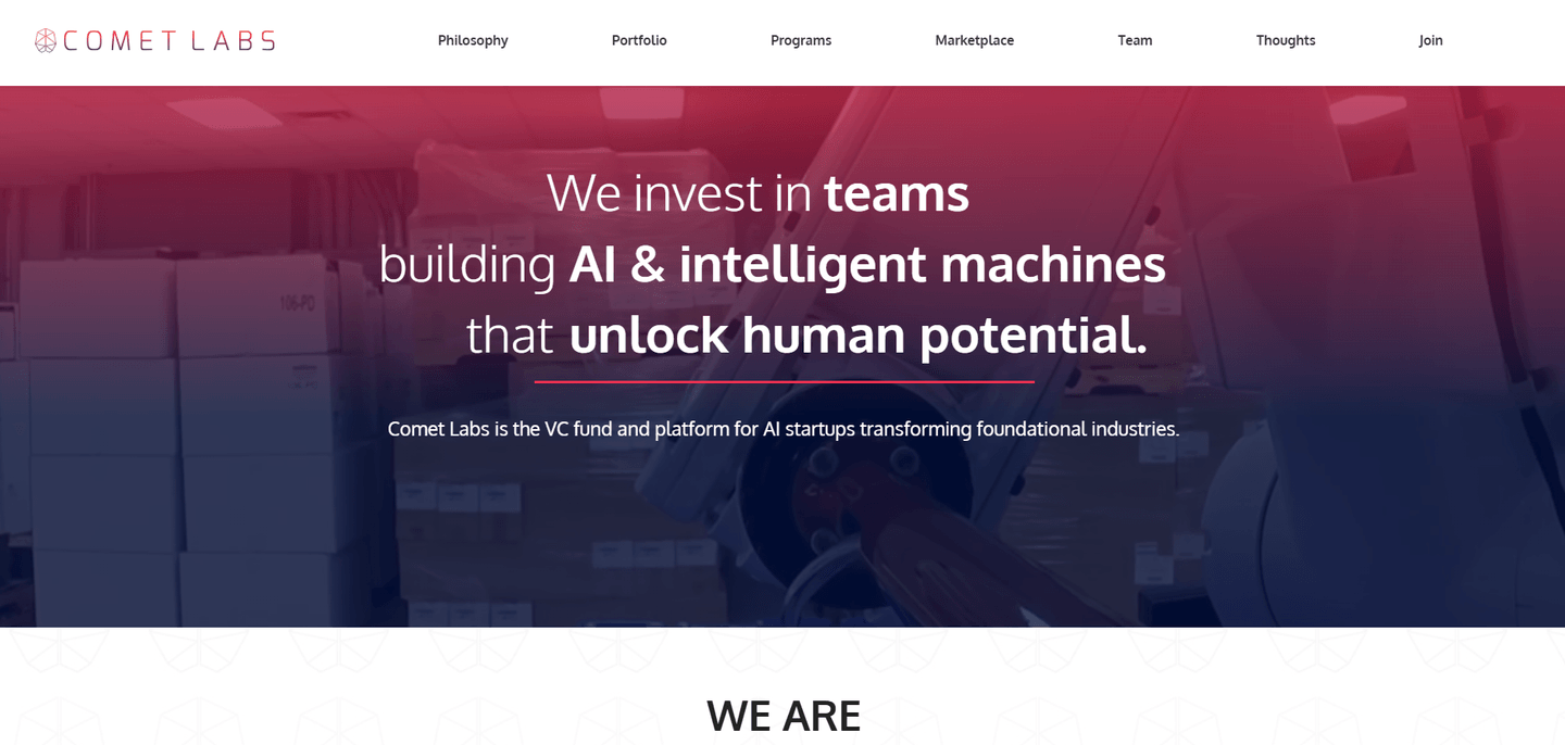 Image of Comet Labs - Top VCs in Hardware