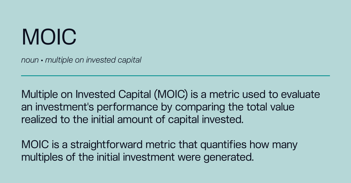 Moic Calculation Formula Rho | What MOIC Means in Investing