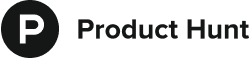 Logo of Product Hunt featuring a stylized "P" inside a circle, followed by the text "Product Hunt" in a modern, sans-serif font.